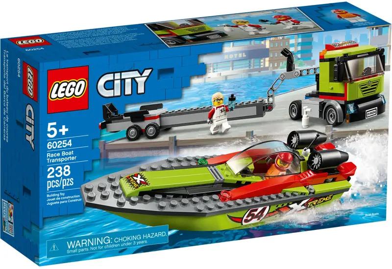 LEGO 60254 Transporter łodzi wyścigowej zdjęcie 2