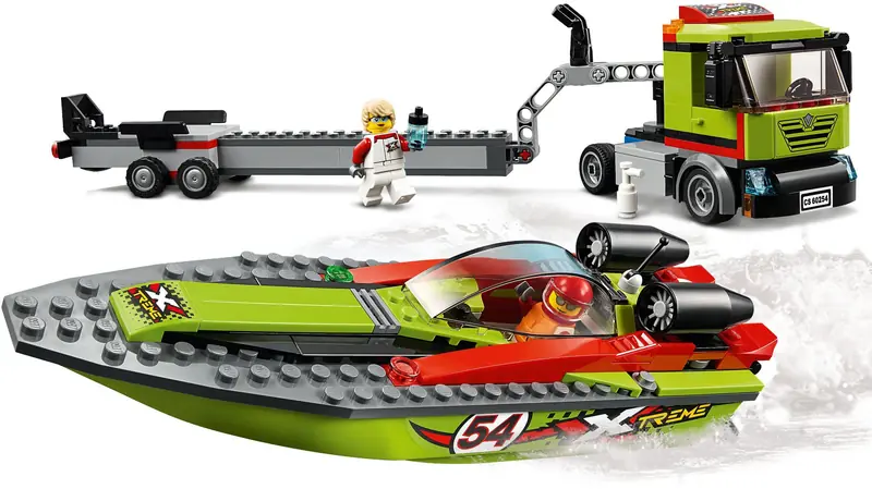LEGO 60254 Transporter łodzi wyścigowej zdjęcie 5