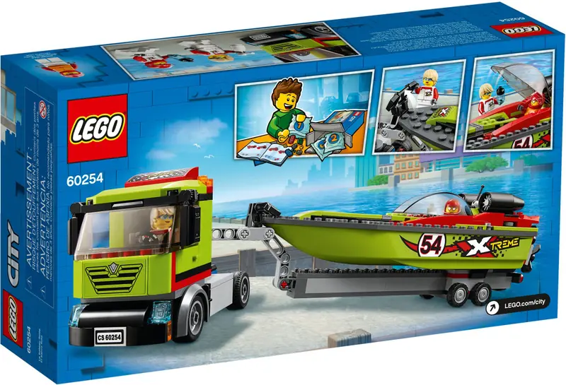 LEGO 60254 Transporter łodzi wyścigowej zdjęcie 3