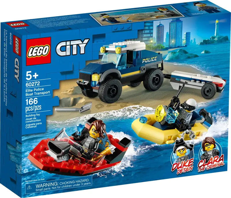 LEGO 60272 Transport łodzi policji specjalnej zdjęcie 2
