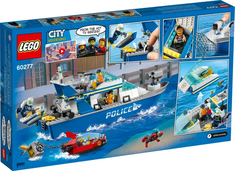 LEGO 60277 Policyjna łódź patrolowa zdjęcie 2