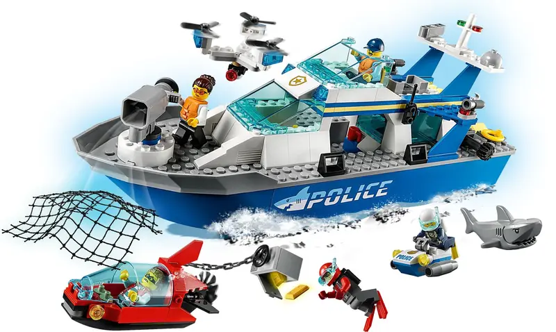 LEGO 60277 Policyjna łódź patrolowa zdjęcie 3