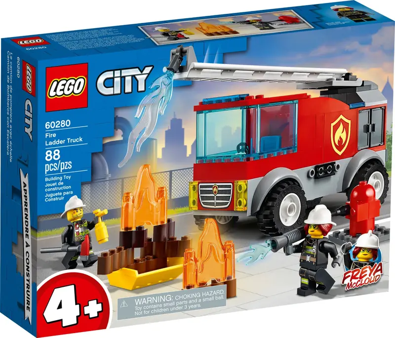 LEGO 60280 Wóz strażacki z drabiną zdjęcie 2