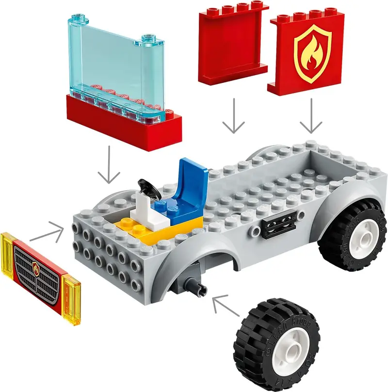 LEGO 60280 Wóz strażacki z drabiną zdjęcie 3