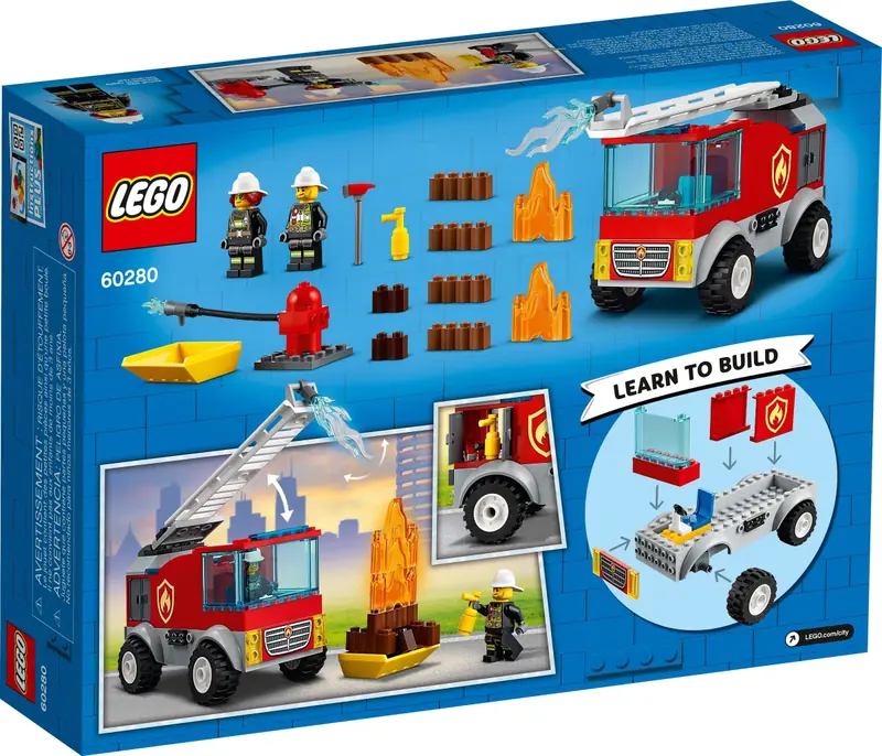 LEGO 60280 Wóz strażacki z drabiną zdjęcie 5