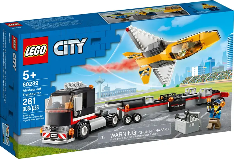 LEGO 60289 Transporter odrzutowca pokazowego zdjęcie 2