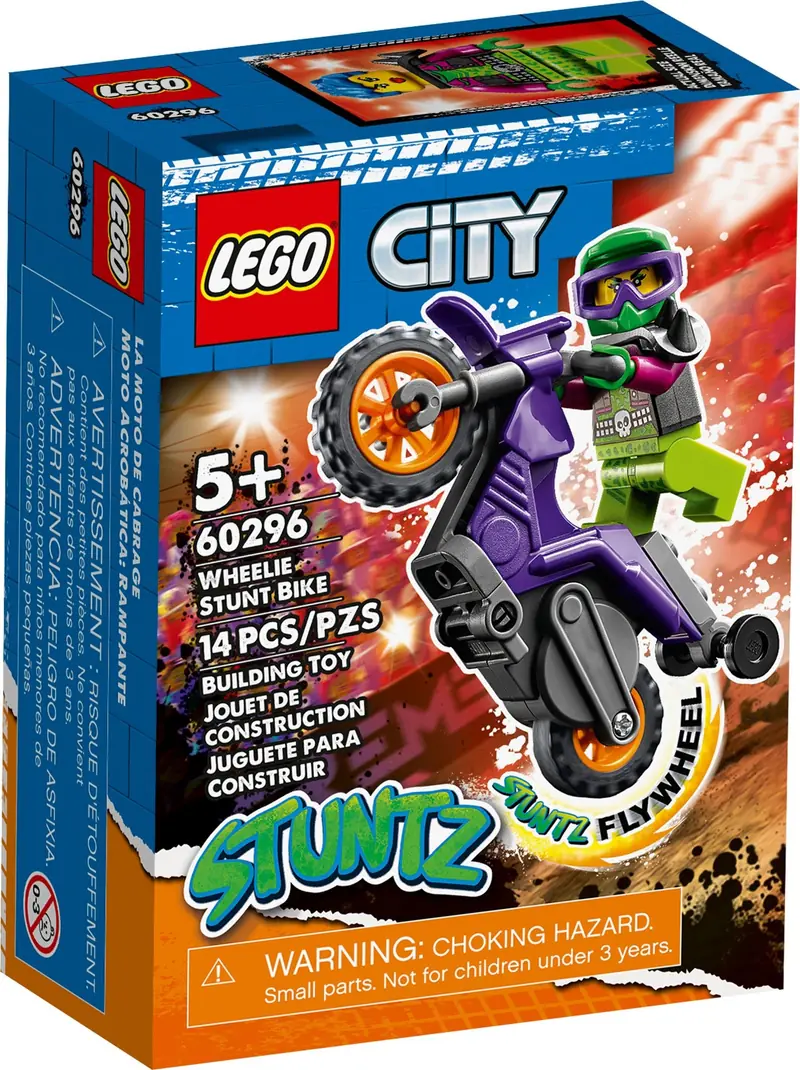 LEGO 60296 Wheelie na motocyklu kaskaderskim zdjęcie 2