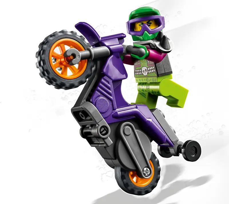 LEGO 60296 Wheelie na motocyklu kaskaderskim zdjęcie 3
