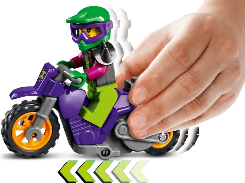 LEGO 60296 Wheelie na motocyklu kaskaderskim zdjęcie 10