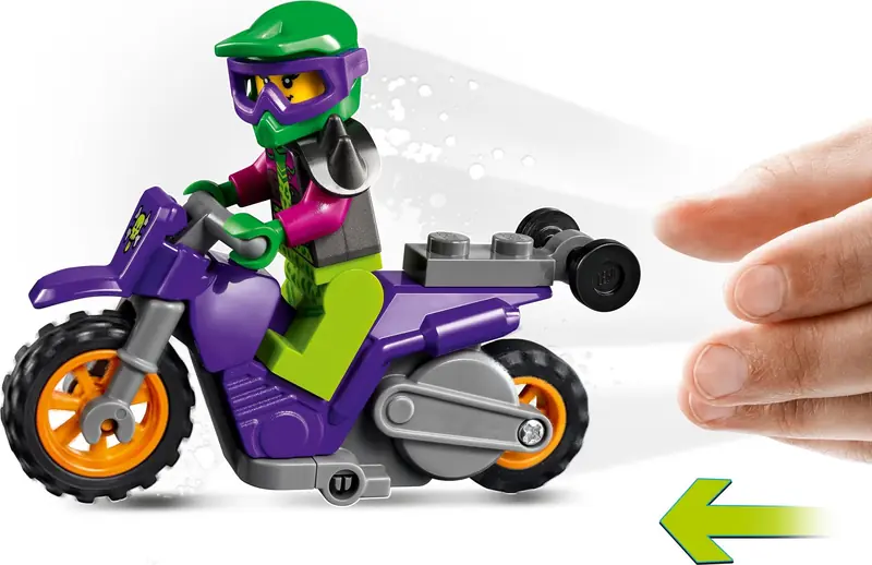 LEGO 60296 Wheelie na motocyklu kaskaderskim zdjęcie 4