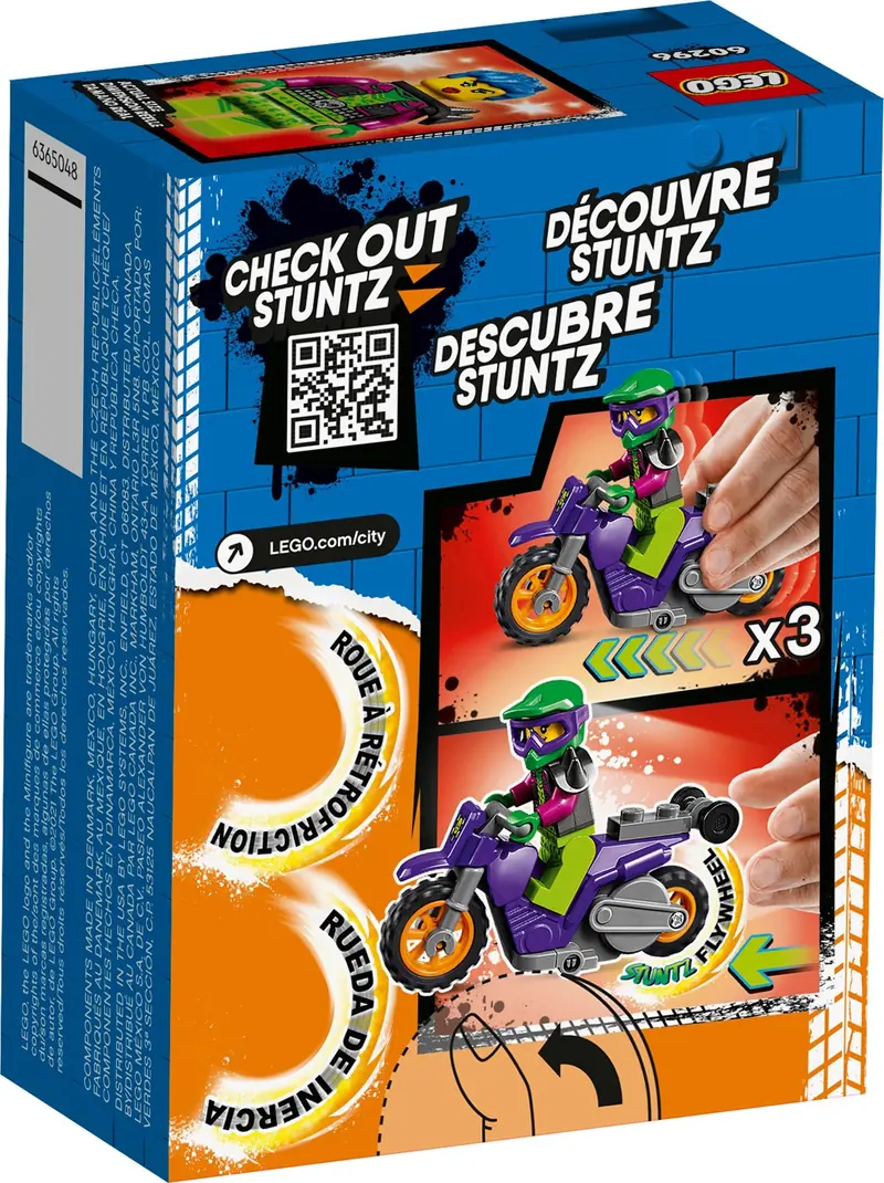 LEGO 60296 Wheelie na motocyklu kaskaderskim zdjęcie 6