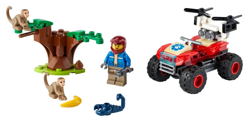 LEGO 60300 Quad ratowników dzikich zwierząt