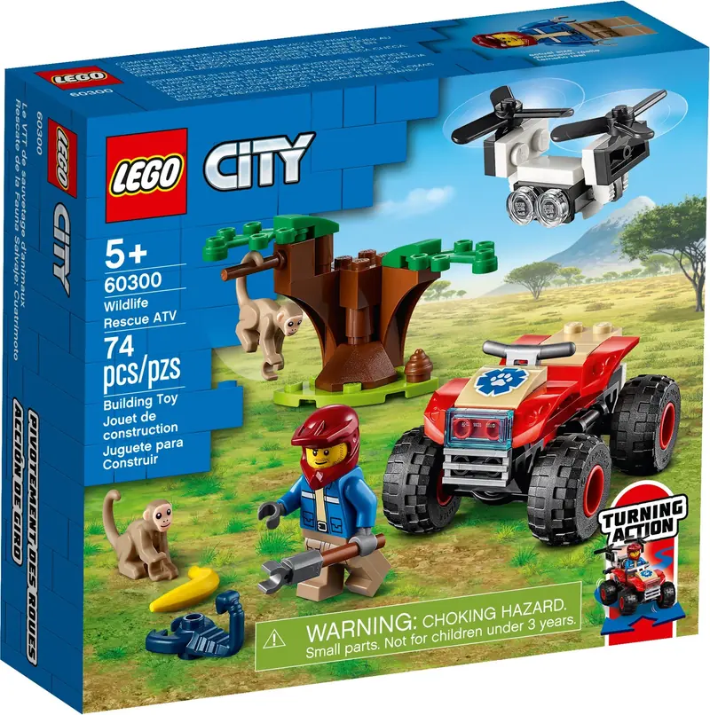 LEGO 60300 Quad ratowników dzikich zwierząt zdjęcie 2