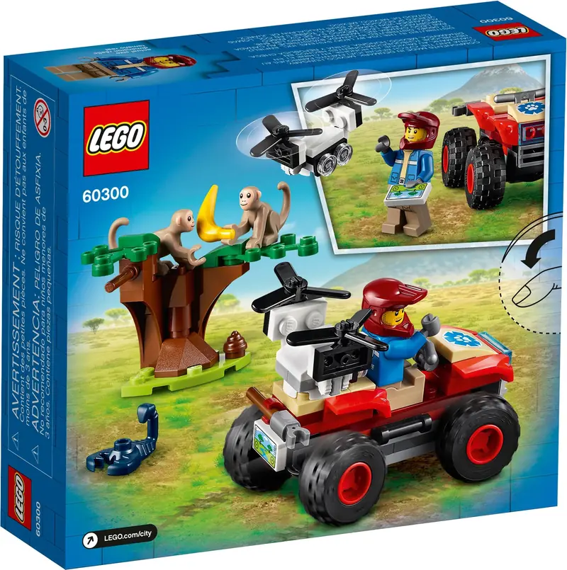 LEGO 60300 Quad ratowników dzikich zwierząt zdjęcie 6