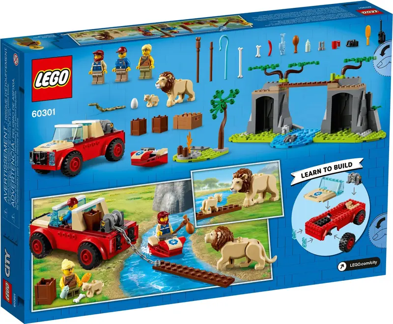 LEGO 60301 Terenówka ratowników dzikich zwierząt zdjęcie 5