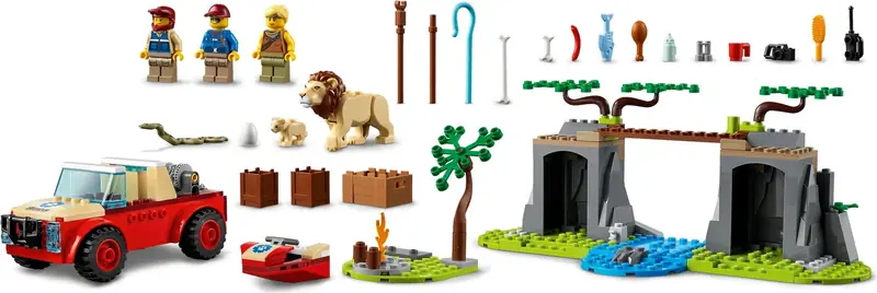 LEGO 60301 Terenówka ratowników dzikich zwierząt zdjęcie 8