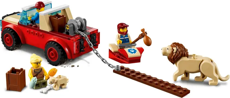 LEGO 60301 Terenówka ratowników dzikich zwierząt zdjęcie 9