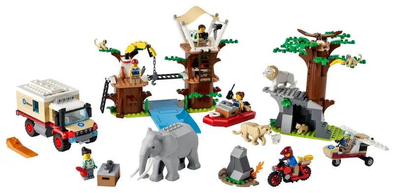 LEGO 60307 Obóz ratowników dzikich zwierząt