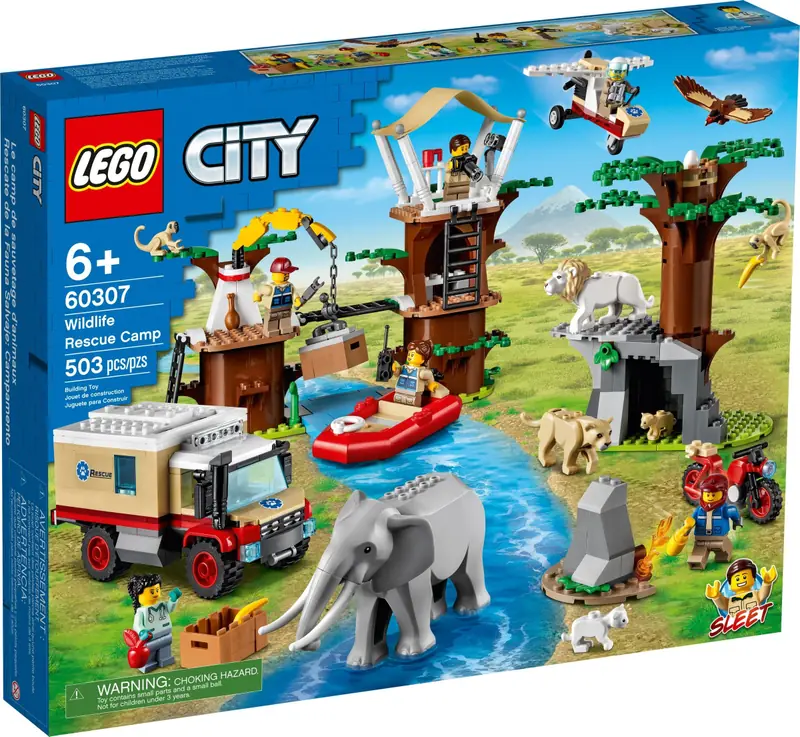LEGO 60307 Obóz ratowników dzikich zwierząt zdjęcie 2
