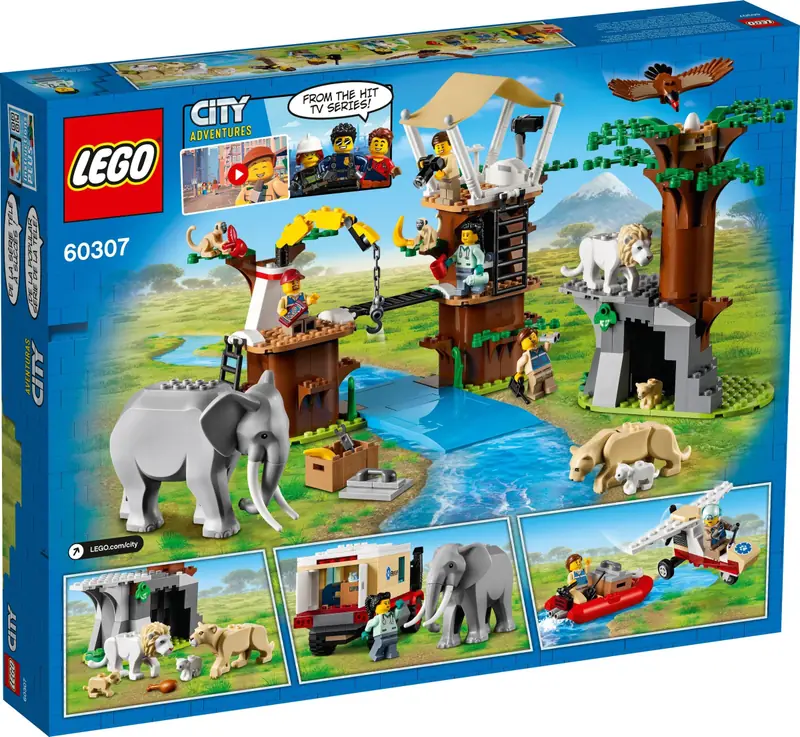 LEGO 60307 Obóz ratowników dzikich zwierząt zdjęcie 5