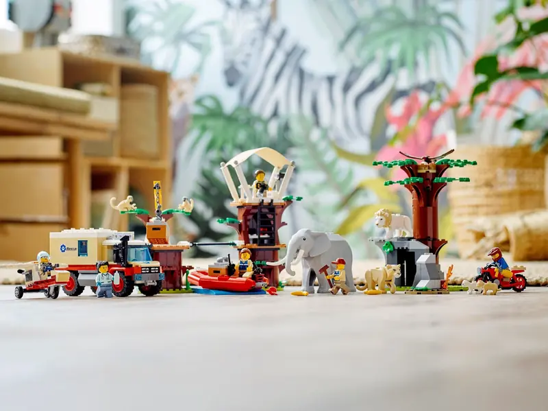LEGO 60307 Obóz ratowników dzikich zwierząt zdjęcie 11