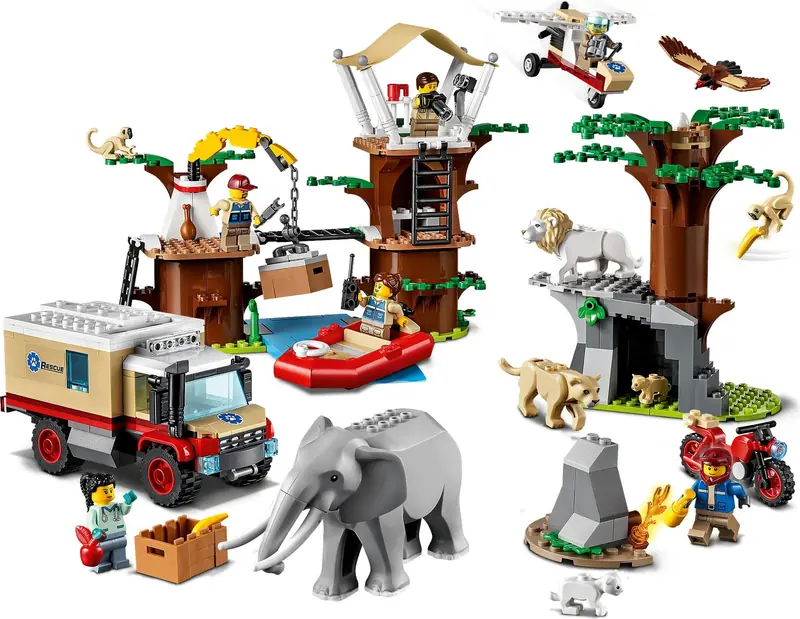 LEGO 60307 Obóz ratowników dzikich zwierząt zdjęcie 6