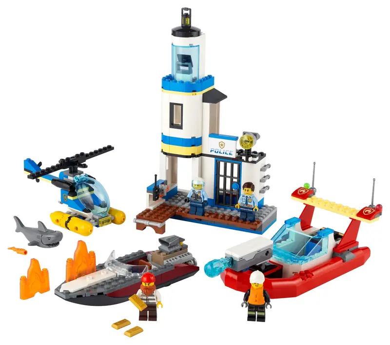 LEGO 60308 Akcja nadmorskiej policji i strażaków
