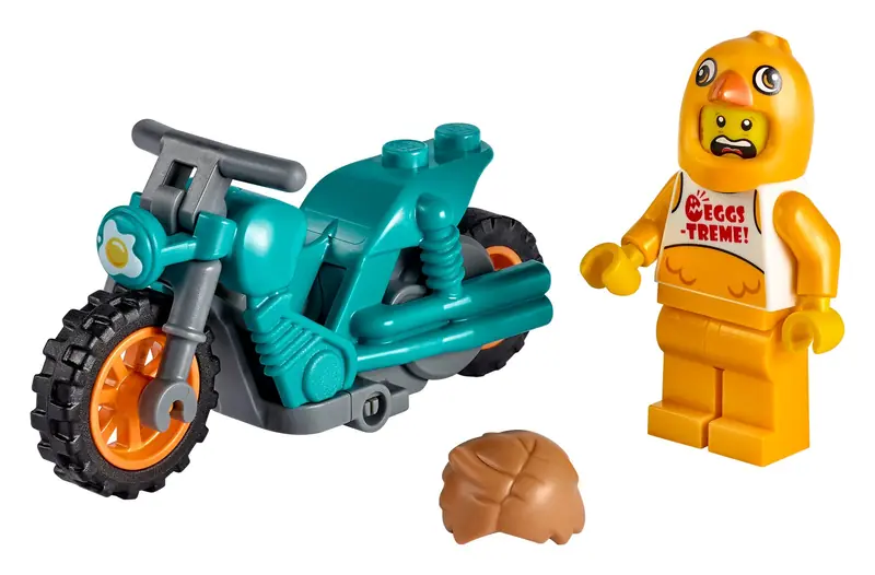 LEGO 60310 Motocykl kaskaderski z kurczakiem