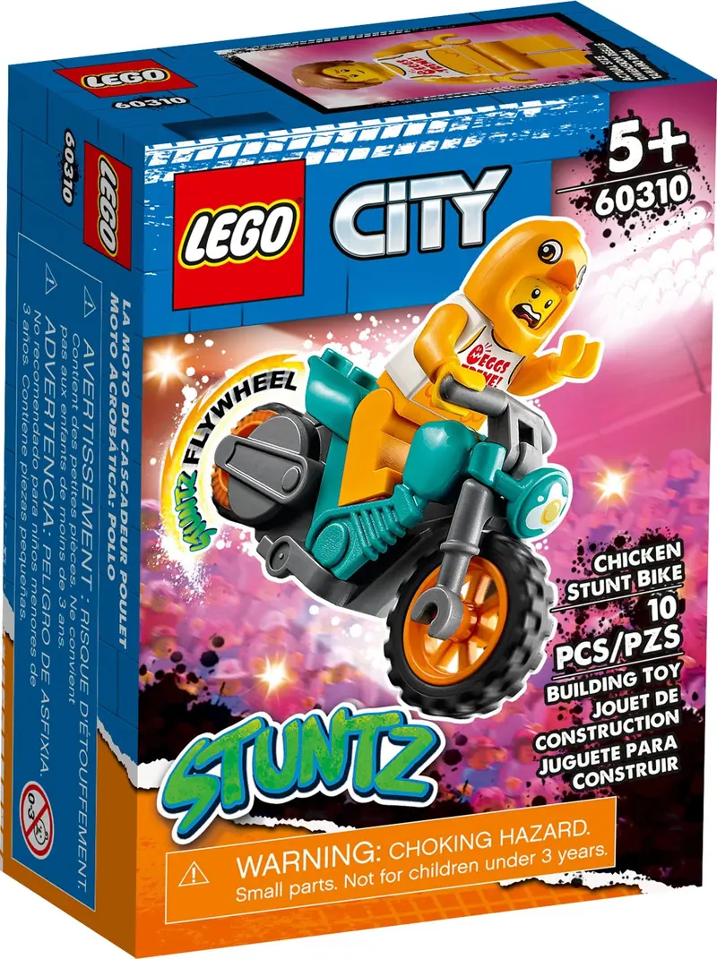 LEGO 60310 Motocykl kaskaderski z kurczakiem zdjęcie 2