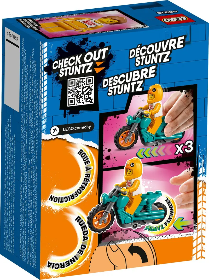 LEGO 60310 Motocykl kaskaderski z kurczakiem zdjęcie 3