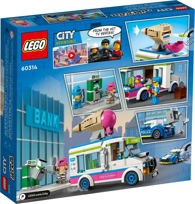 LEGO 60314 Policyjny pościg za furgonetką z lodami zdjęcie 2