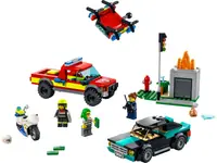 LEGO 60319 Akcja strażacka i policyjny pościg