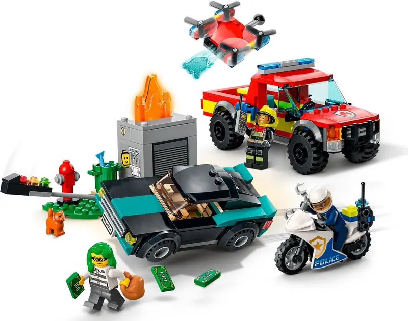 LEGO 60319 Akcja strażacka i policyjny pościg zdjęcie 4