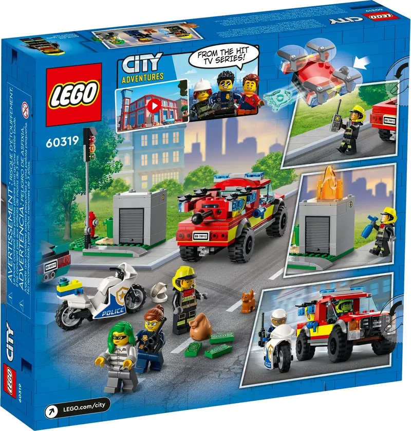 LEGO 60319 Akcja strażacka i policyjny pościg zdjęcie 5