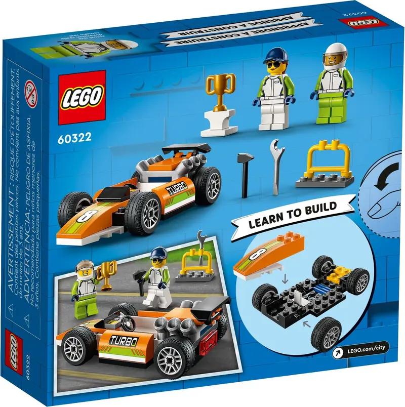 LEGO 60322 Samochód wyścigowy zdjęcie 3