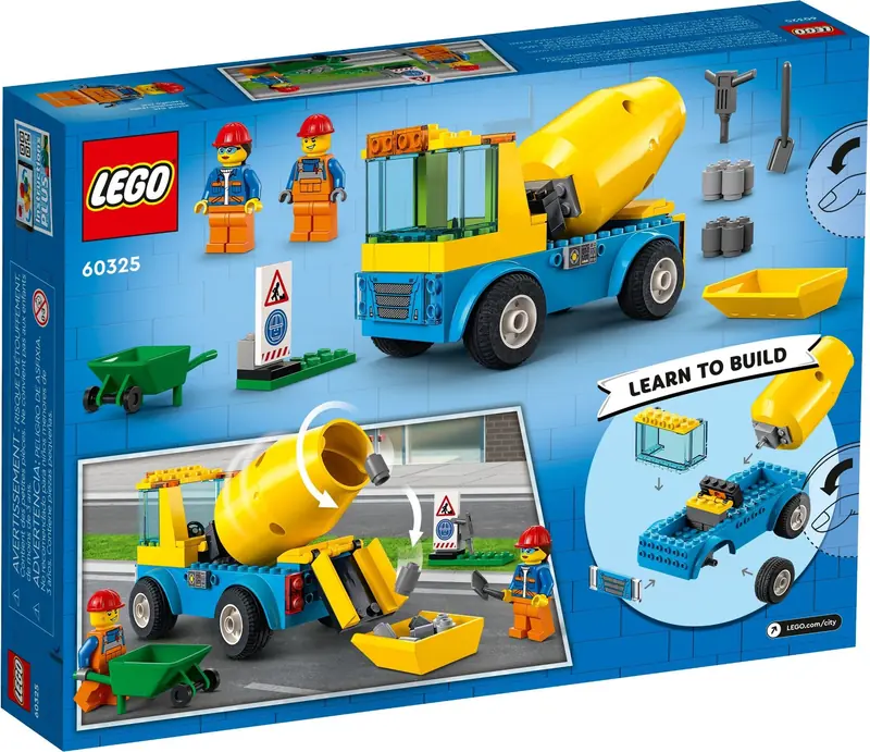 LEGO 60325 Ciężarówka z betoniarką zdjęcie 5