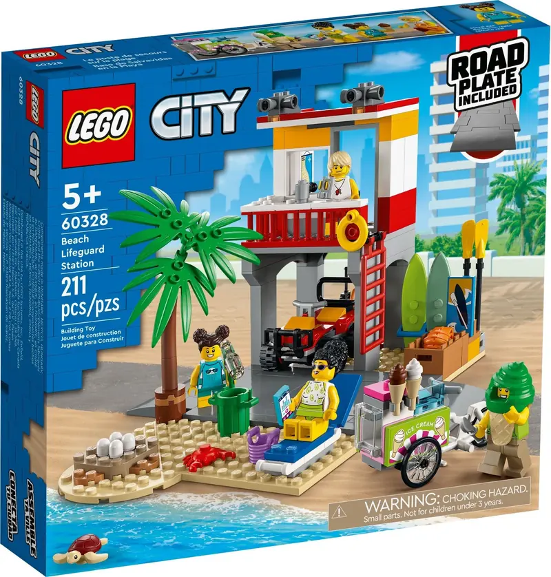 LEGO 60328 Stanowisko ratownicze na plaży zdjęcie 2