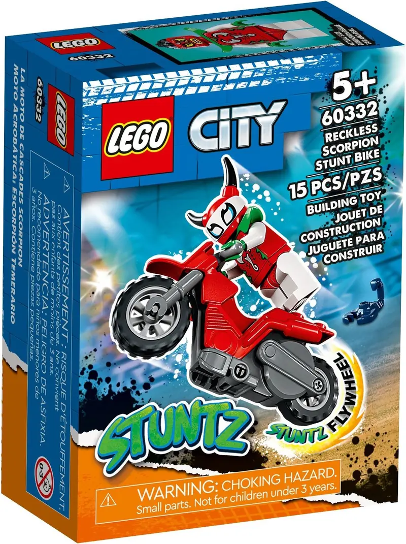 LEGO 60332 Motocykl kaskaderski brawurowego skorpiona zdjęcie 2