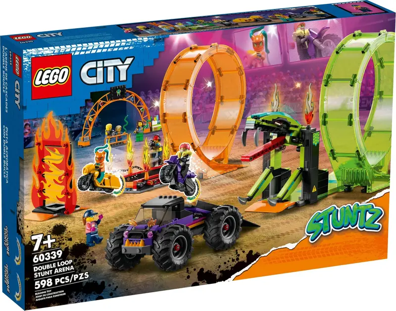 LEGO 60339 Kaskaderska arena z dwoma pętlami zdjęcie 2
