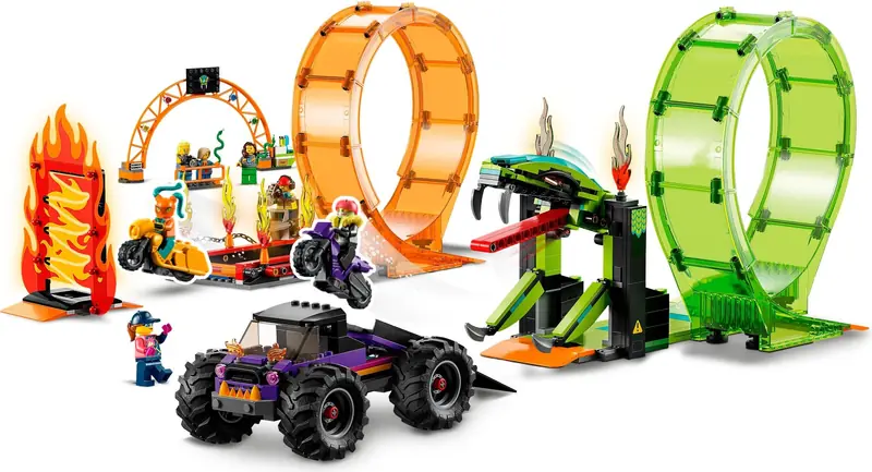 LEGO 60339 Kaskaderska arena z dwoma pętlami zdjęcie 6