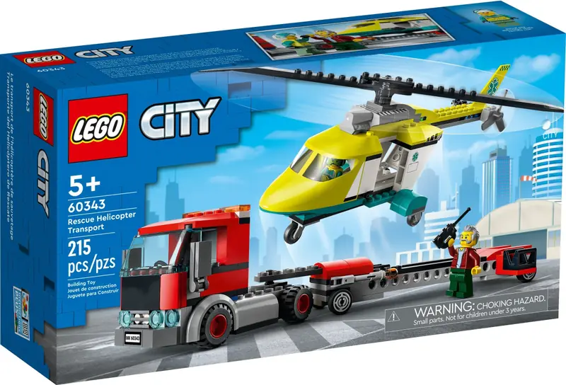 LEGO 60343 Laweta helikoptera ratunkowego zdjęcie 2
