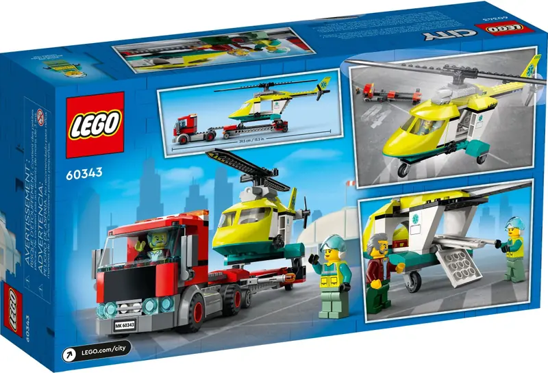 LEGO 60343 Laweta helikoptera ratunkowego zdjęcie 6