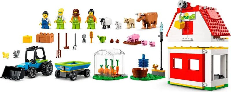 LEGO 60346 Stodoła i zwierzęta gospodarskie zdjęcie 3