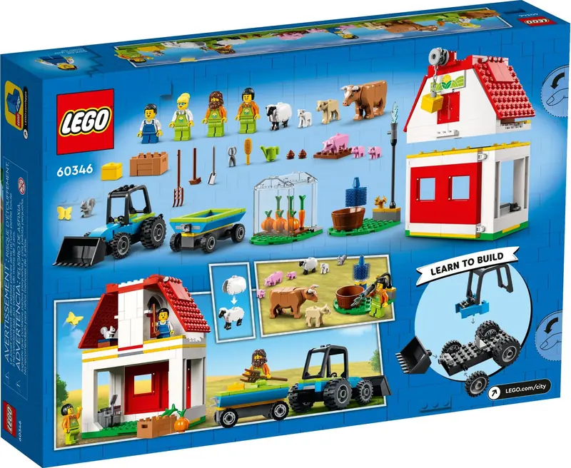LEGO 60346 Stodoła i zwierzęta gospodarskie zdjęcie 8