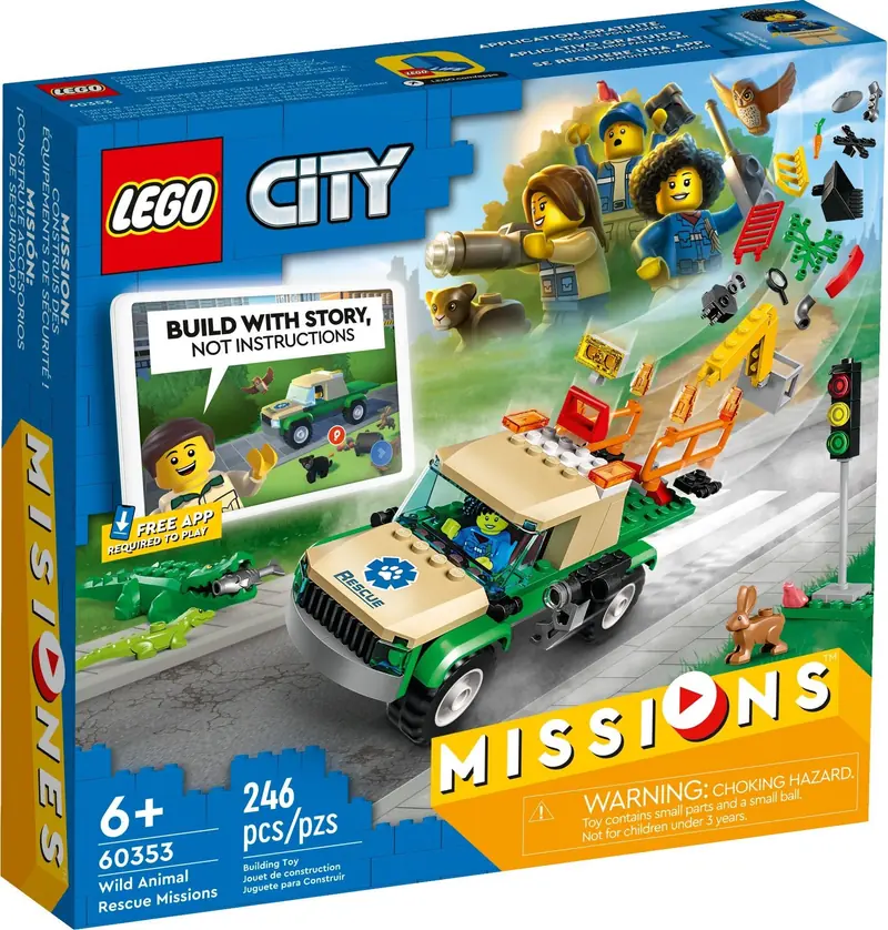 LEGO 60353 Misje ratowania dzikich zwierząt zdjęcie 2