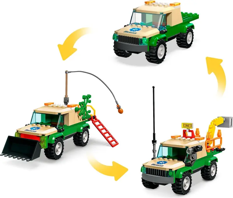LEGO 60353 Misje ratowania dzikich zwierząt zdjęcie 3