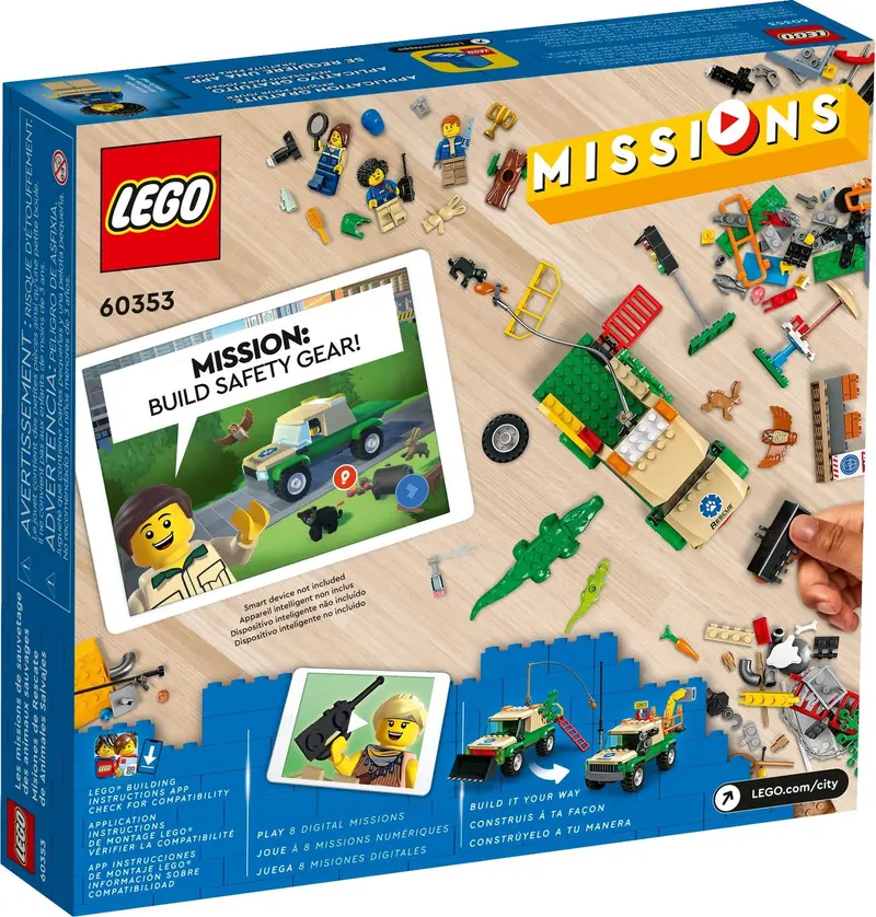 LEGO 60353 Misje ratowania dzikich zwierząt zdjęcie 5