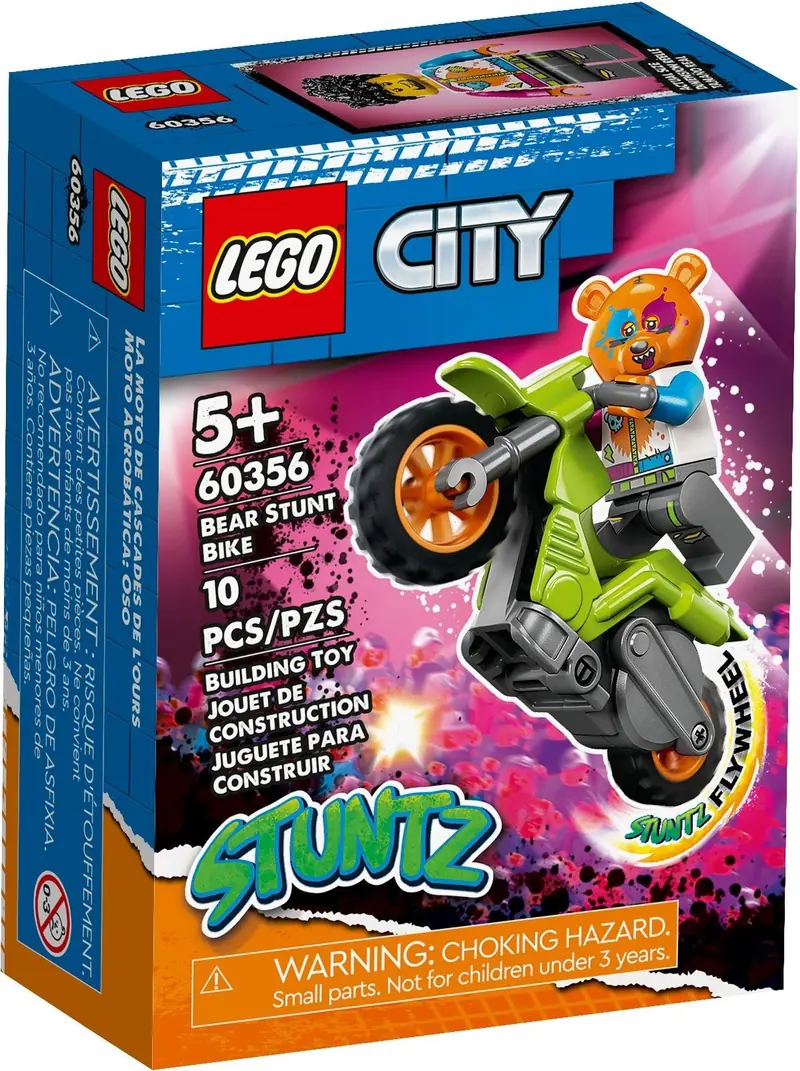 LEGO 60356 Motocykl kaskaderski z niedźwiedziem zdjęcie 5