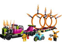 LEGO 60357 Wyzwanie kaskaderskie — ciężarówka i ogniste obręcze