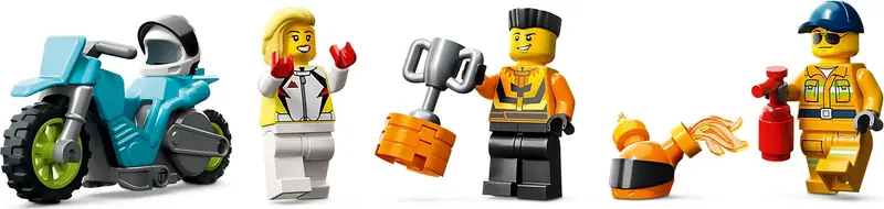 LEGO 60357 Wyzwanie kaskaderskie - ciężarówka i ogniste obręcze zdjęcie 2